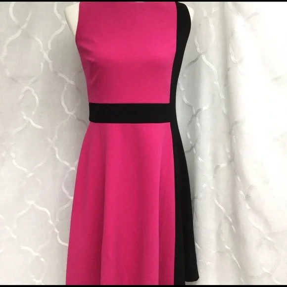 即発! サイズ4! DKNY Colorblock Dress Dkny | Dresses | Dkny Sz 4 Dress Color Block Pink And Black